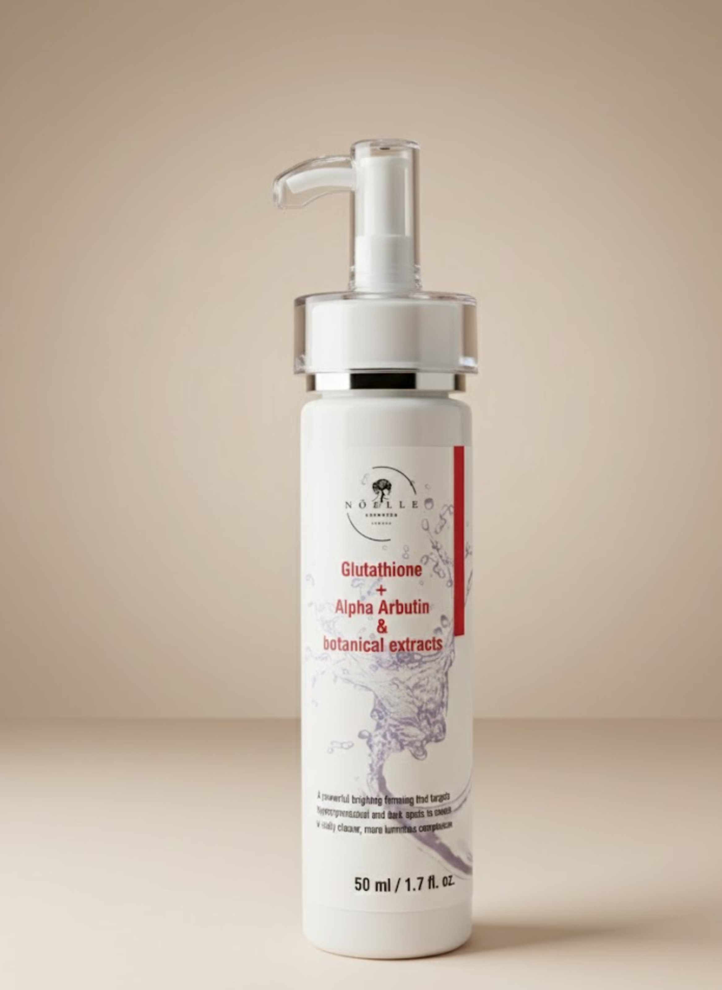 Face Wash Glutathione + Alpha Arbutin & Botanical Extracts