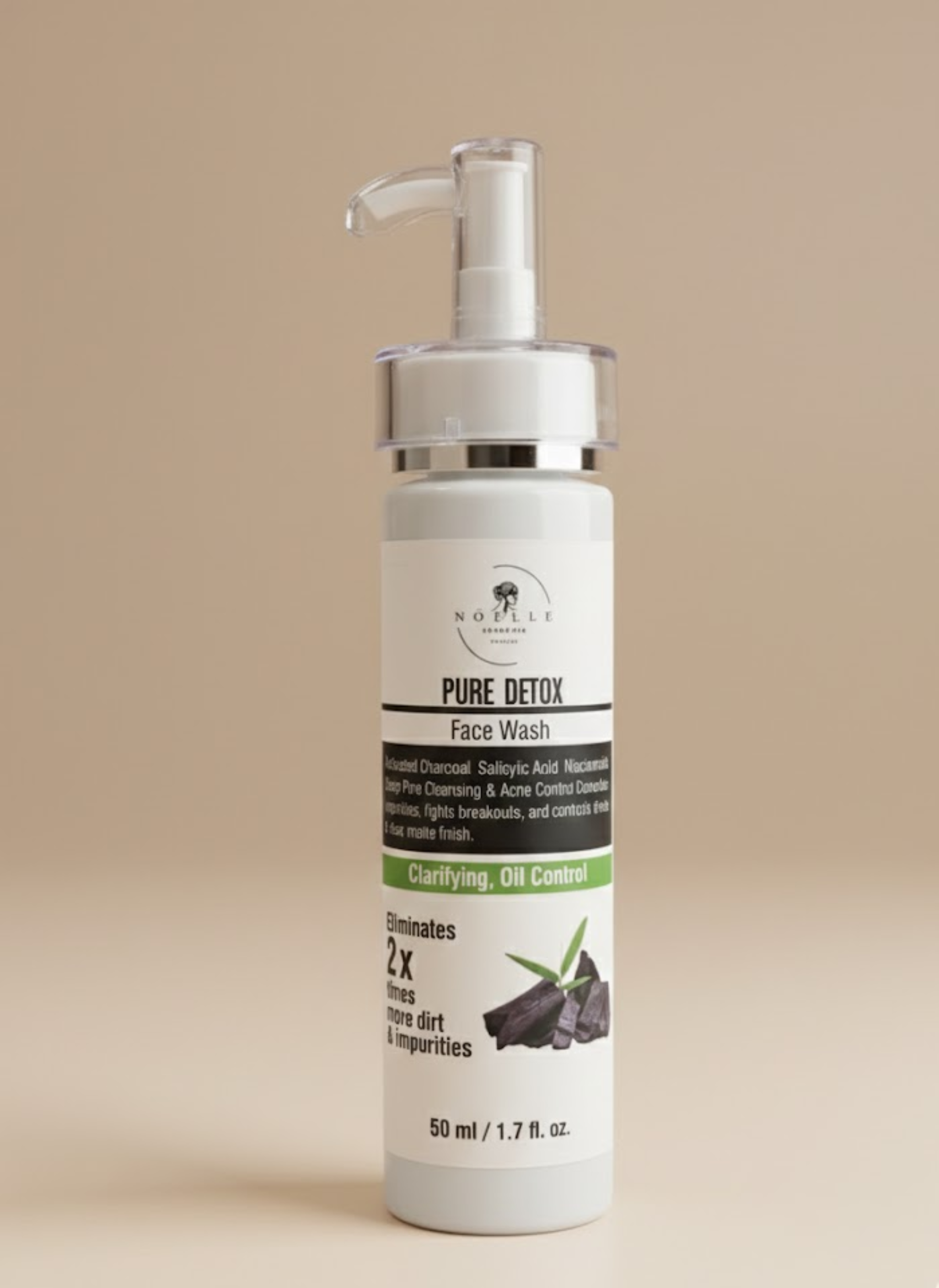 Face Wash Activated Charcoal • Salicylic Acid • Niacinamide